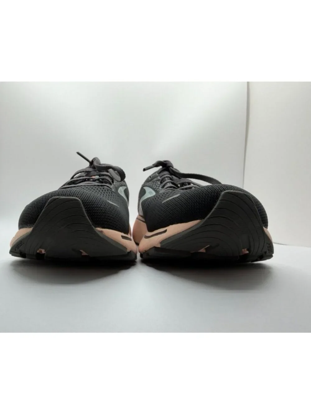 Brooks Ghost 14 Running Sneakers Womens Size 9M Black/Pearl/Peach Low Top Shoes